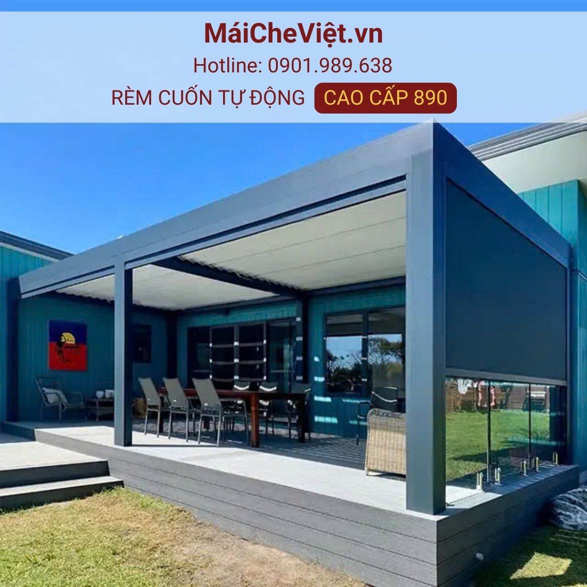 rèm cuốn tự động