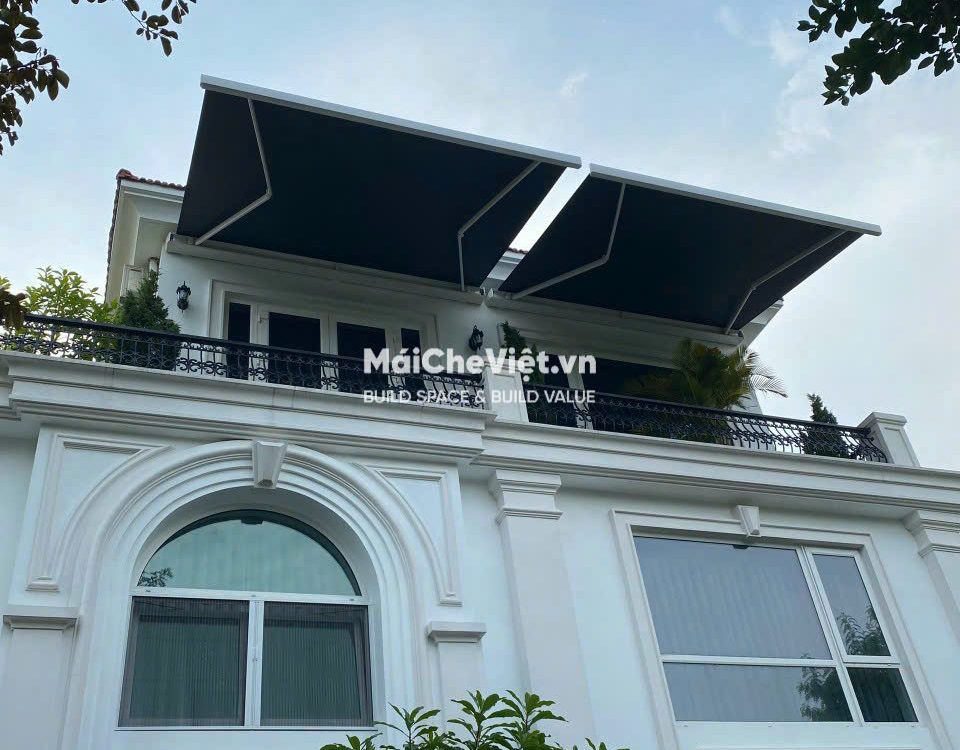 Mái hiên tự động cho biệt thự