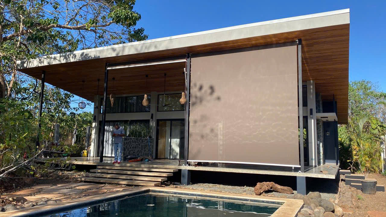 rèm cuốn tự động