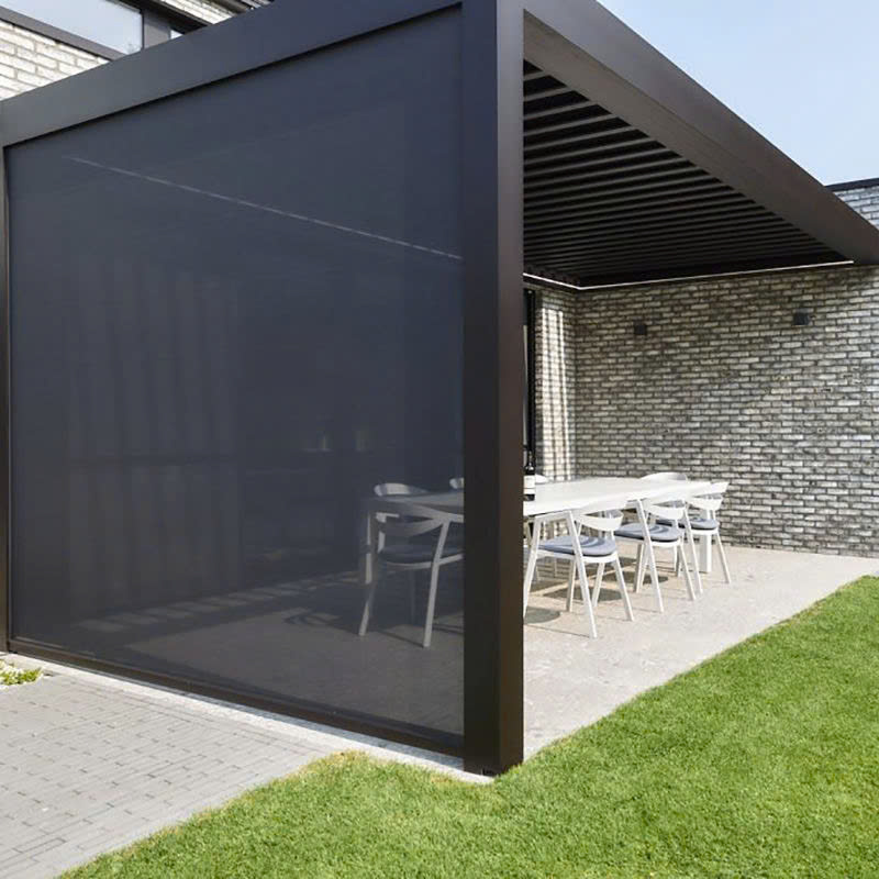 rèm cuốn tự động cao cấp cho biệt thự tại Đảo Kim Cương
