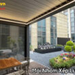 mái nhôm xếp lùa cao cấp tại hà nội