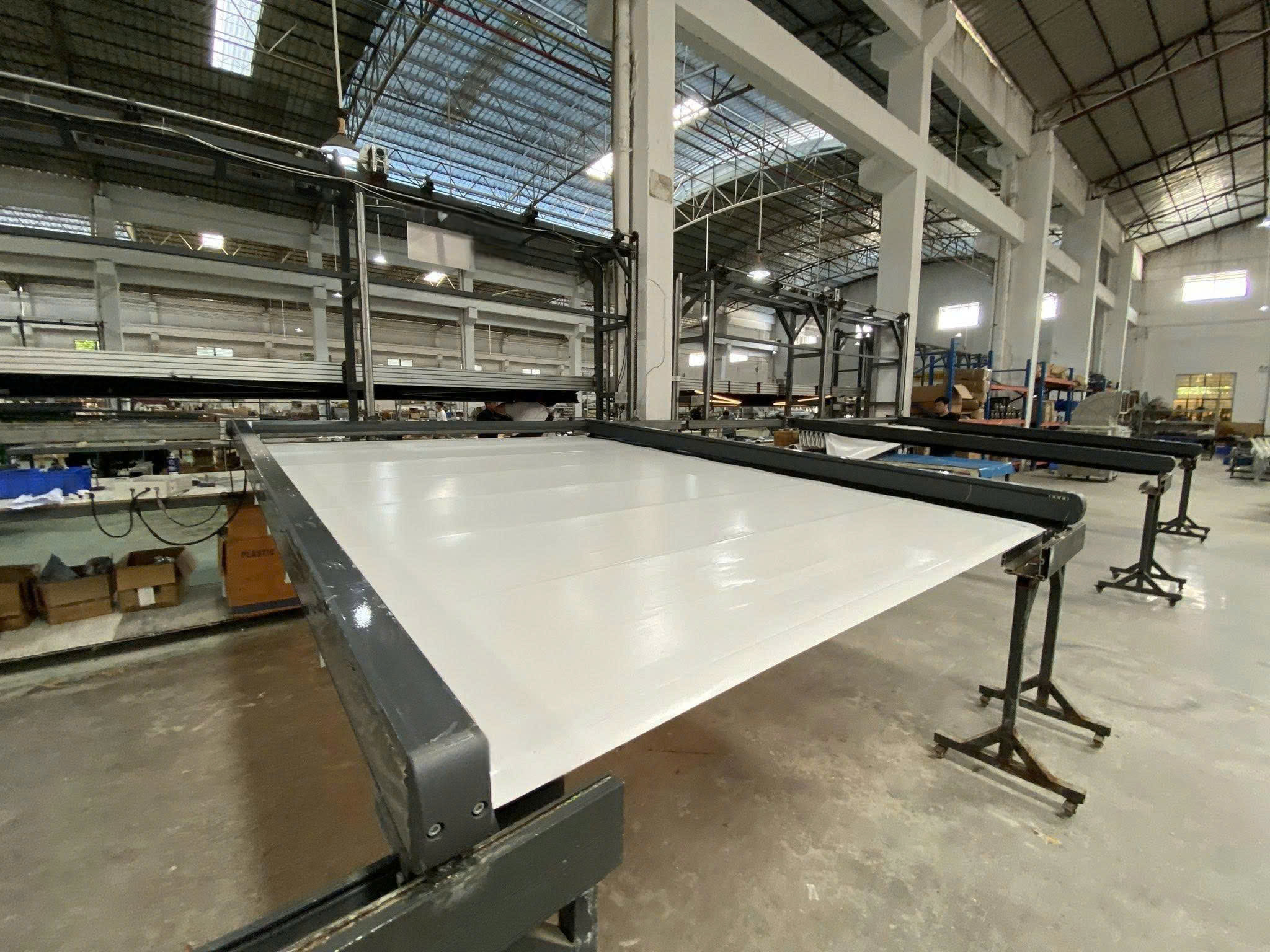 mái bạt xếp di động