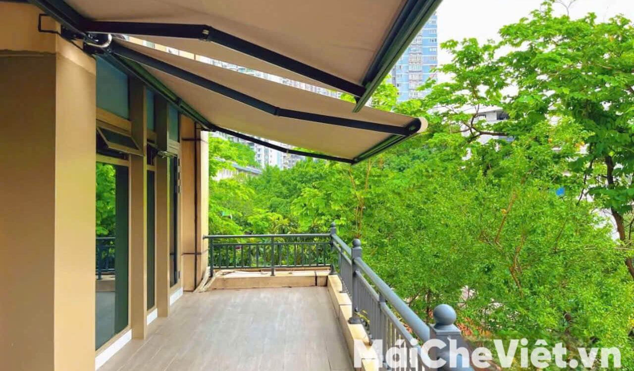 mái hiên di động tại khu biệt thự Nam viên