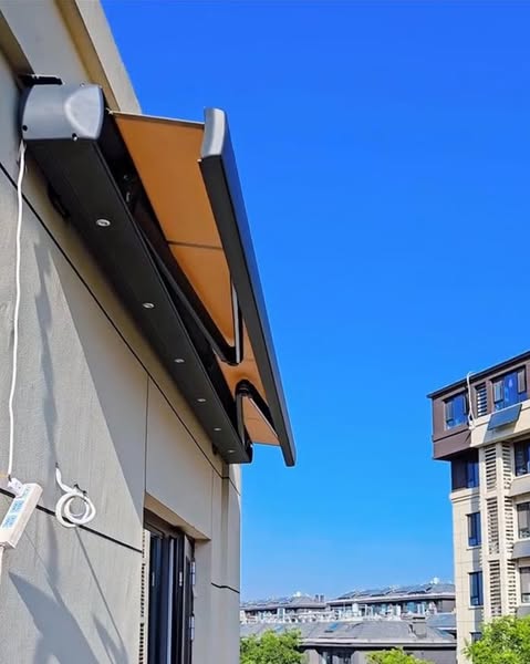 mái hiên di động cao cấp kích thước 4mx3m tại thành phố mới, tỉnh bình dương