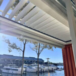 mái nhôm xếp lật tự động cao cấp tại bến du thuyền thành phố hồ chí minh