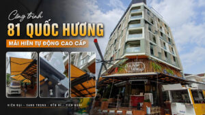 Mái hiên tự động 820 tại 81 Quốc Hương Thảo Điền