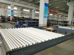 Gia công Mái Nhôm Xếp Lùa tại nhà máy