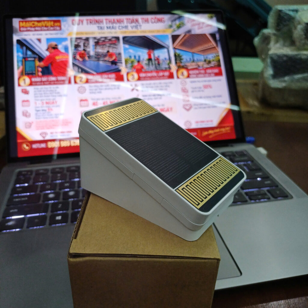 Cảm biến mưa tự động của Mái Nhôm Xếp Lật