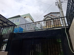 Mái Che Việt đo đạc vị trí lắp Mái Nhôm Xếp Lật tại Vạn Phúc City