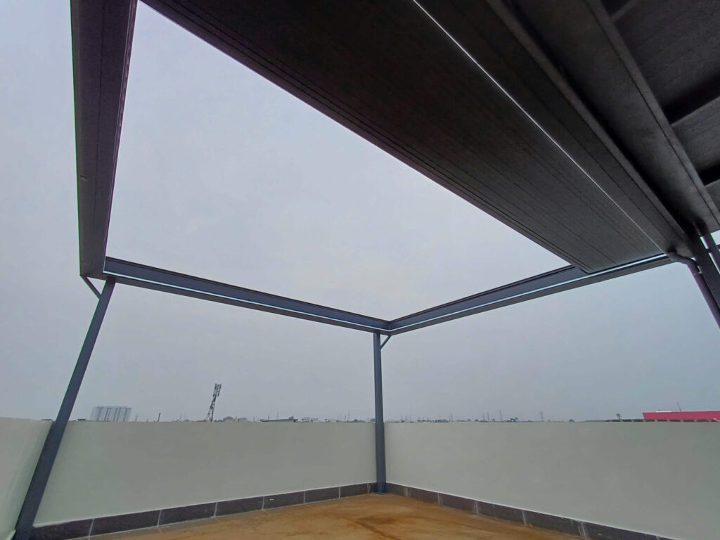 Hoàn thiện mái che sân thượng 50m² tại phường Long Bình Đồng Nai