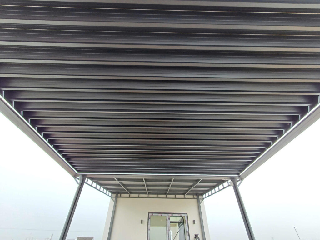 Hoàn thiện mái che sân thượng 50m² tại phường Long Bình Đồng Nai